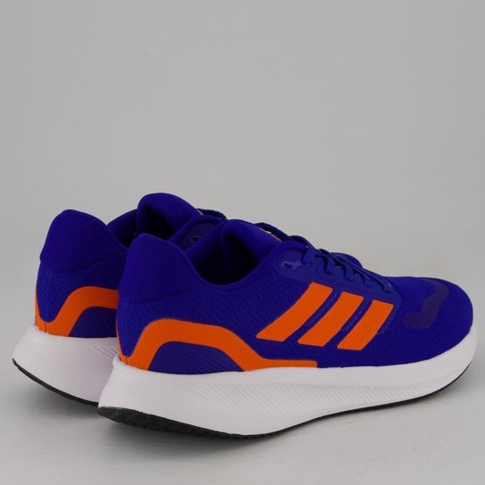 Tênis Adidas Runfalcon 5 Azul e Laranja