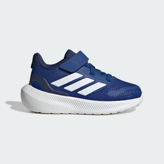 TENIS ADIDAS RUNFALCON 5 EL INFANTIL AZUL E BRANCO 25