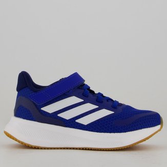 Tênis Adidas Runfalcon 5 EL Infantil Azul e Branco