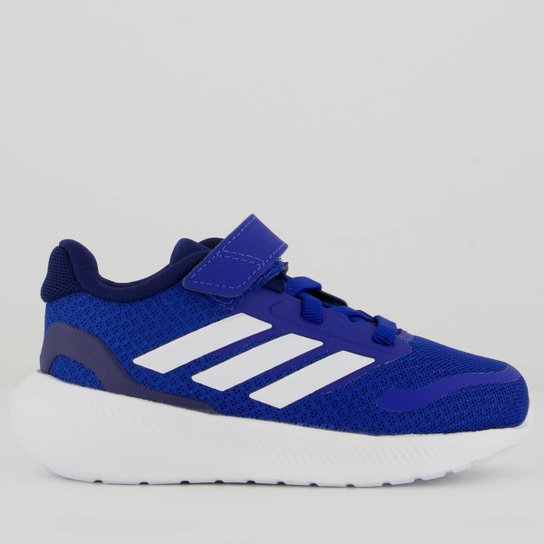 Tênis Adidas Runfalcon 5 EL Kids Azul e Branco