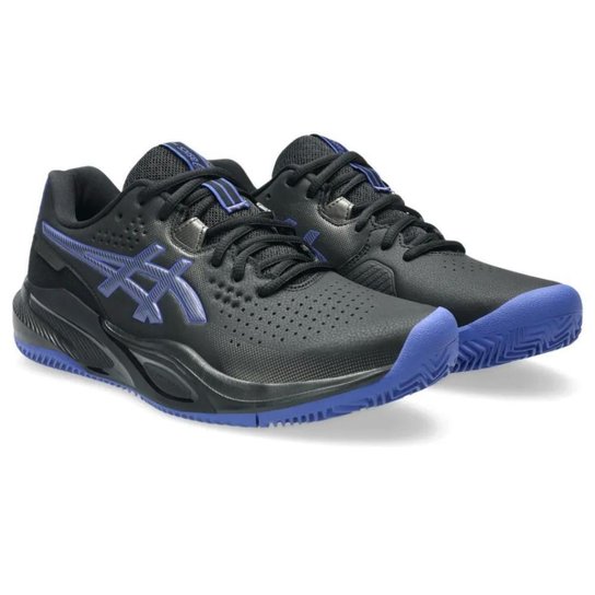 Tênis Asics Gel Challenger 15 Clay Preto e Azul Masculino