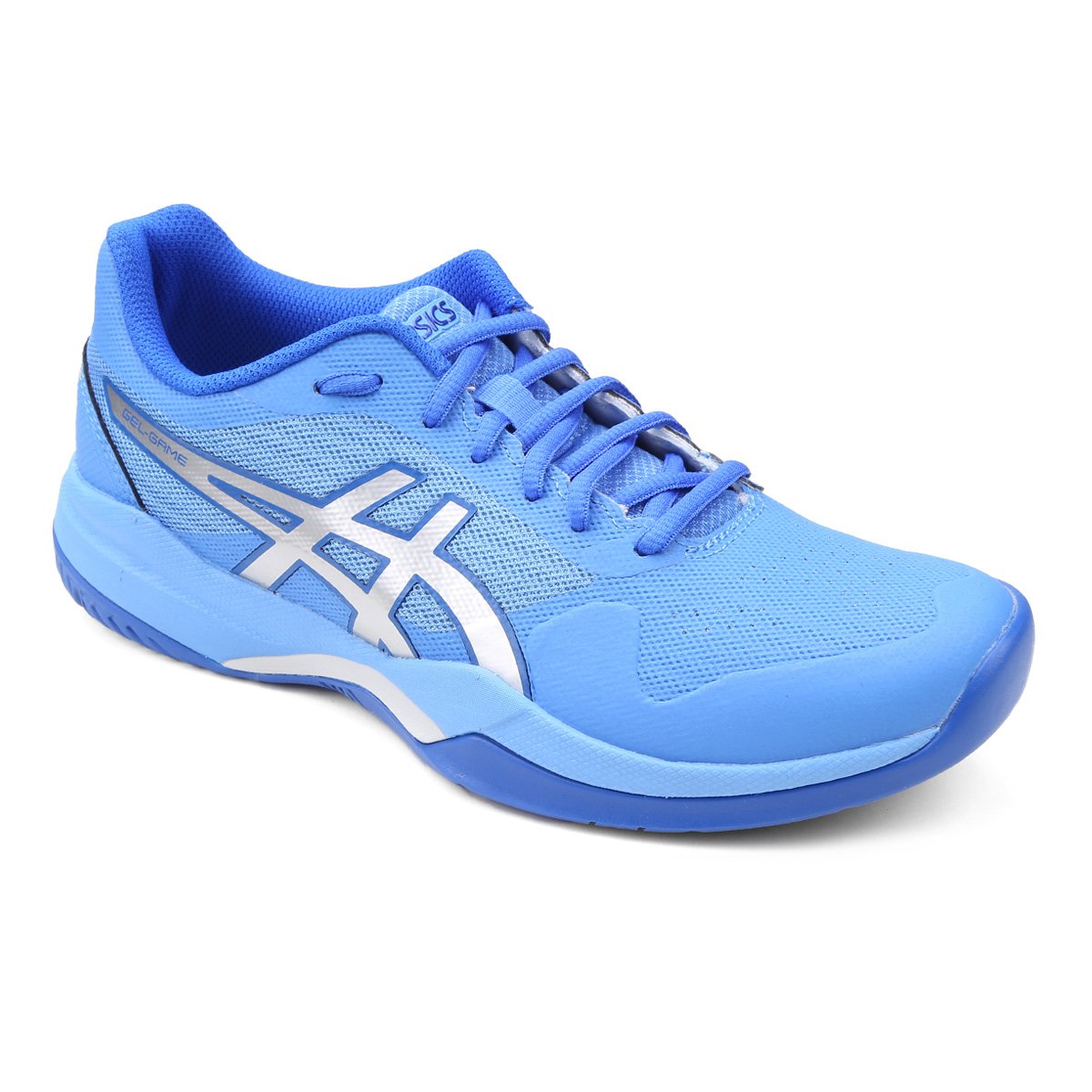 tenis asics feminino azul
