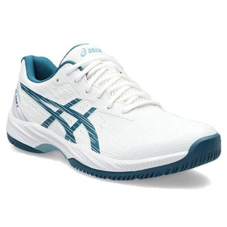Tenis Asics Gel-Game 9 Tennis Quadra Branco e Azul Masculino