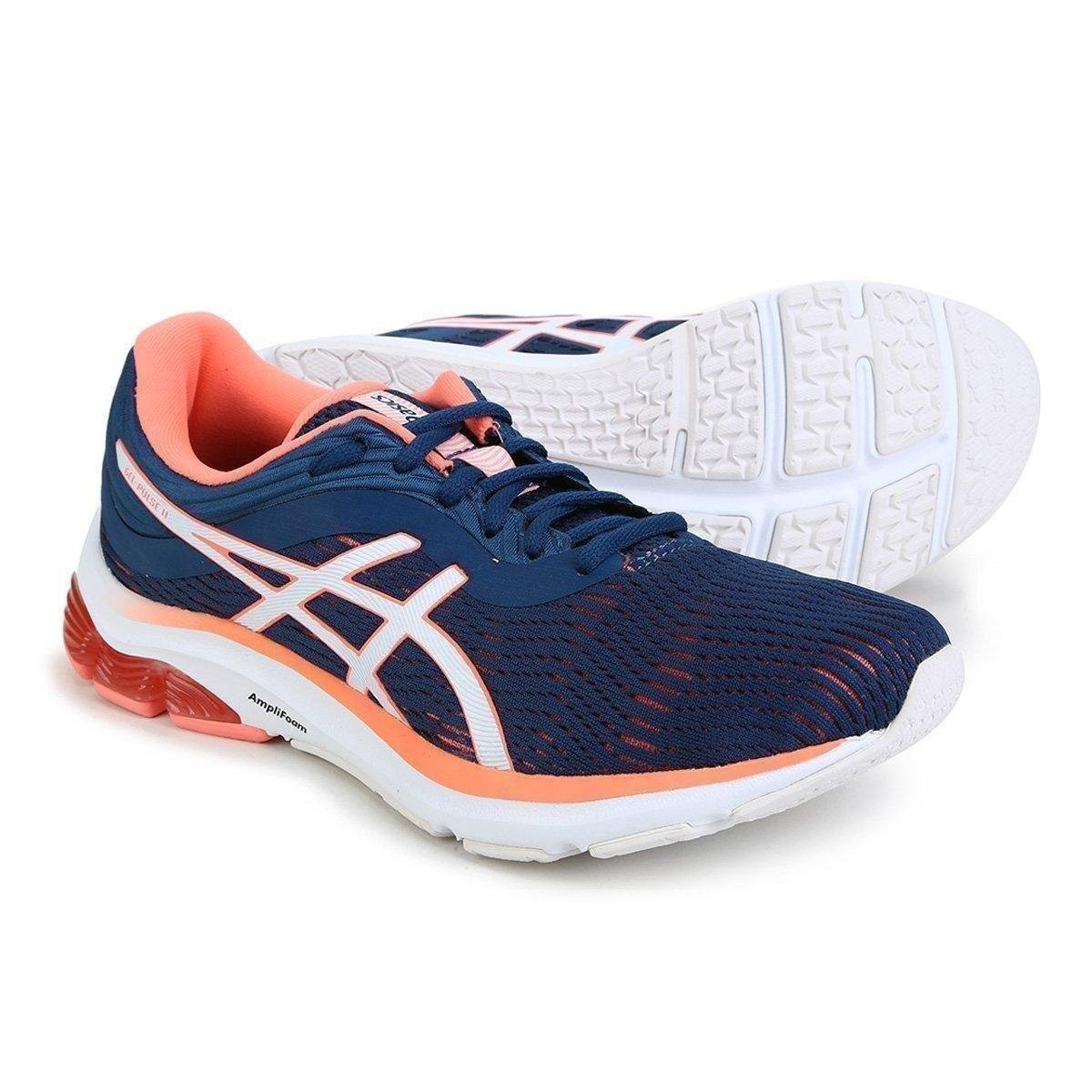 tenis feminino asics azul