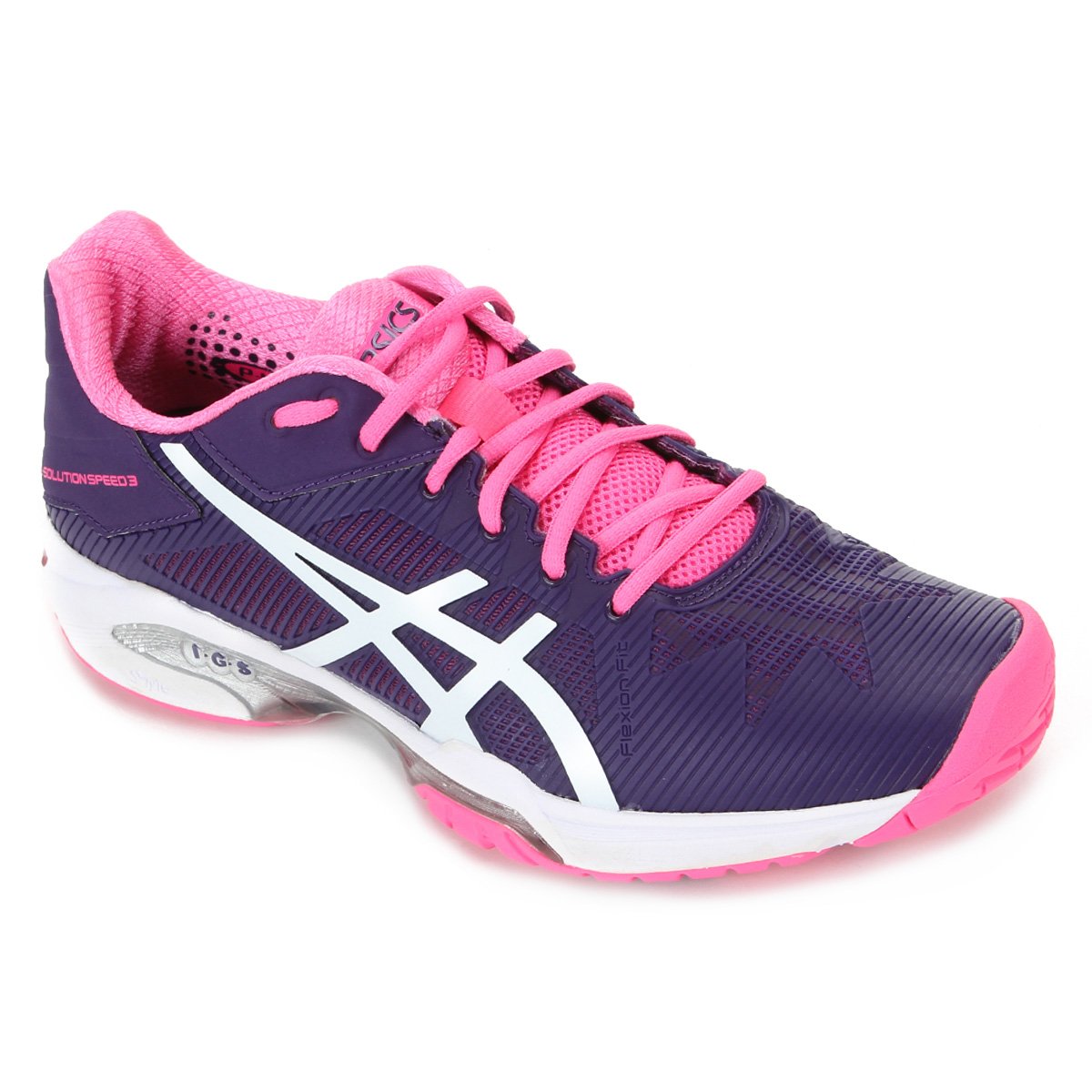 tenis asics roxo feminino