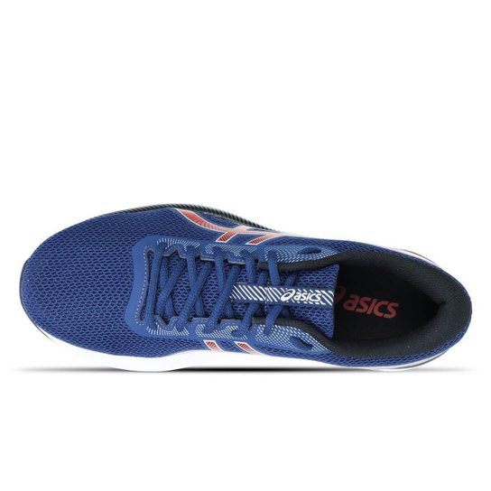Tênis ASICS GEL-Sparta 2 - Masculino - Azul com Branco e Vermelho