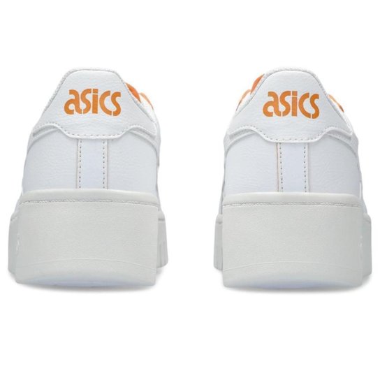 Tênis ASICS Japan S PF - Feminino - Branco e Laranja