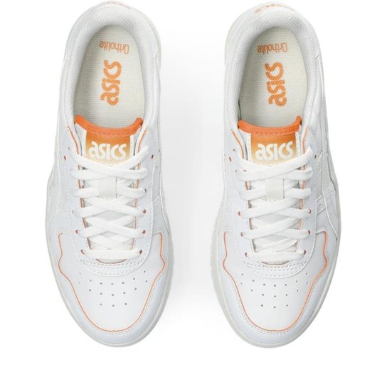 Tênis ASICS Japan S PF - Feminino - Branco e Laranja