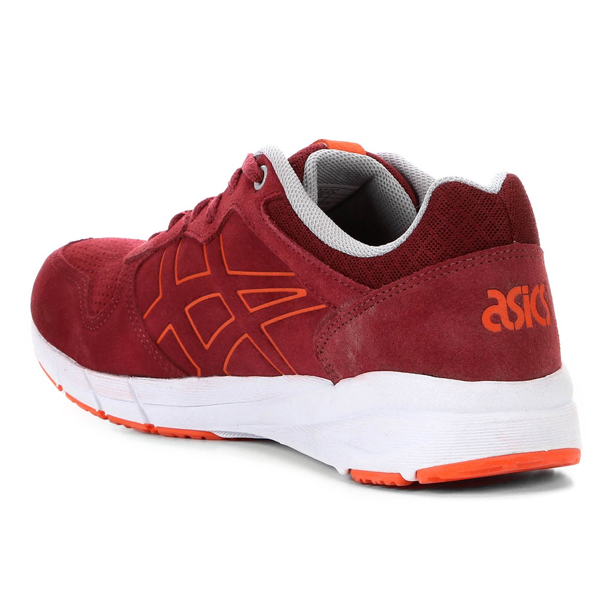 asics tiger vermelho