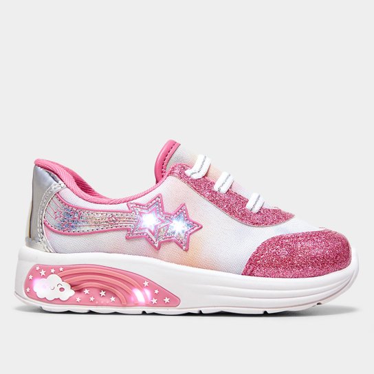 Tênis Bebê Molekinha Estrela Brilho Menina