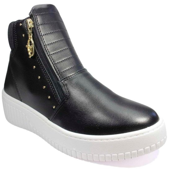 Tênis Beira Rio Napa Turim Cano Alto Feminino 4316.109