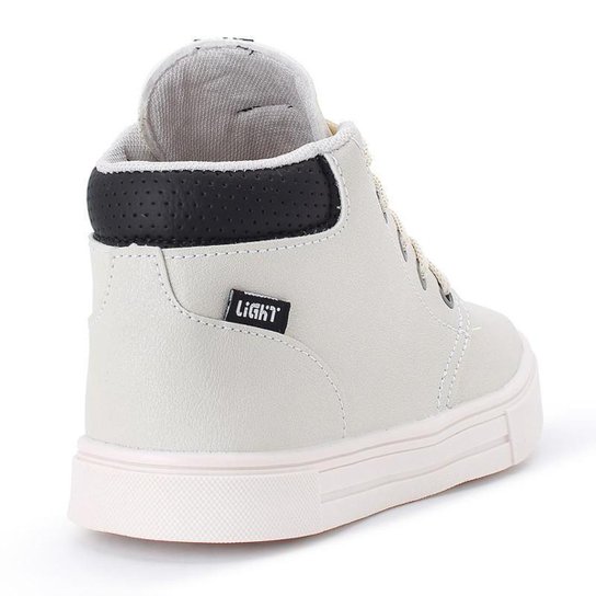 Tênis Botinha Infantil Masculino Casual Cano Alto Confortavel + Chinelo