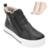 Tênis Botinha Via Marte e Meia VM25-03000 - Preto+Branco