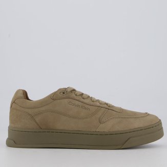 Tênis Calvin Klein Layers Nobuck Marrom