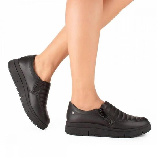 Tenis Campesí Cp853 Slip On Zíper Feminino