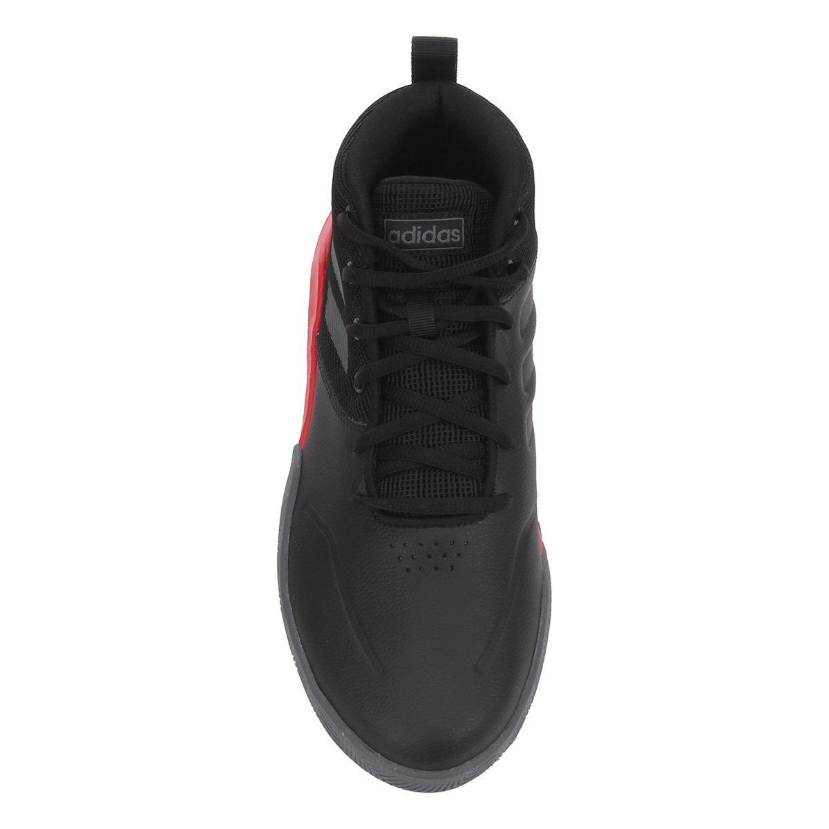 adidas cano alto preto