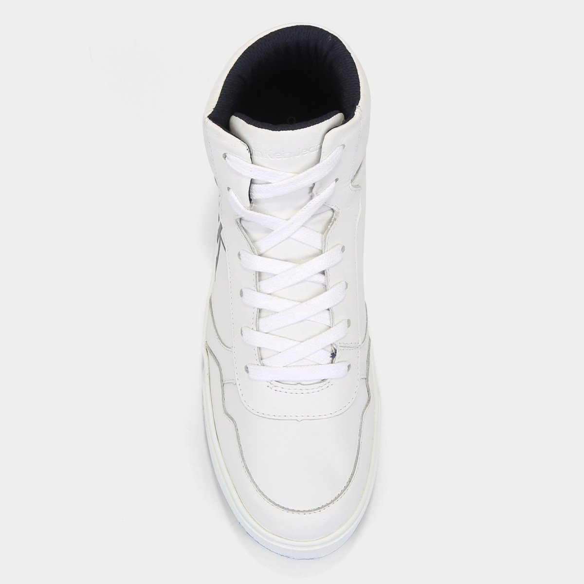 Palito Embossed Tenis Cano Alto Masculino Calvin Klein Tênis Cano