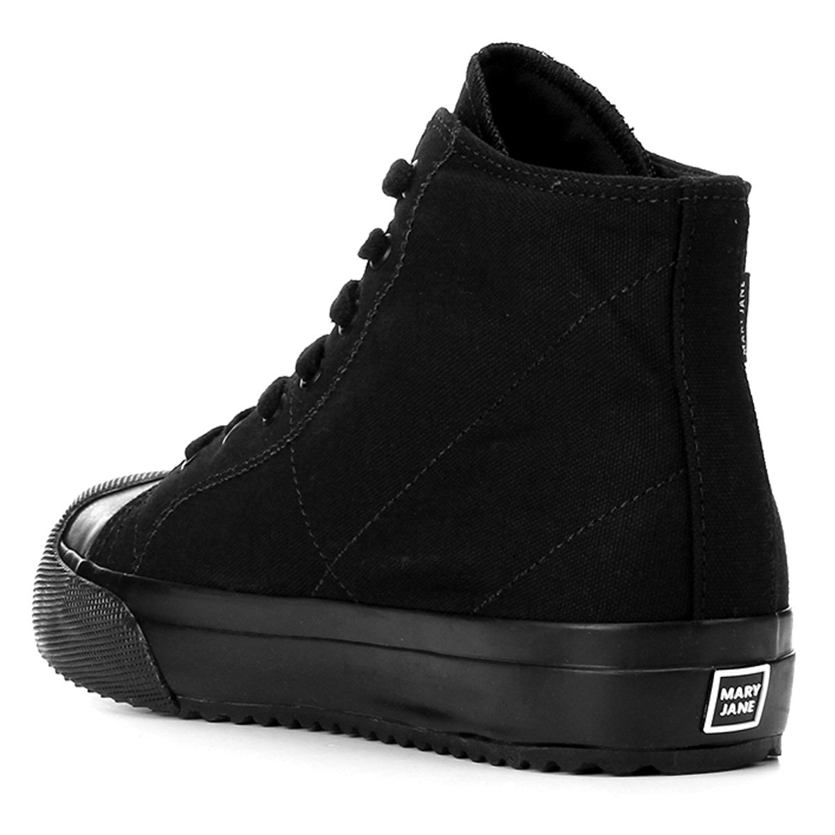 tenis mary jane cano alto preto