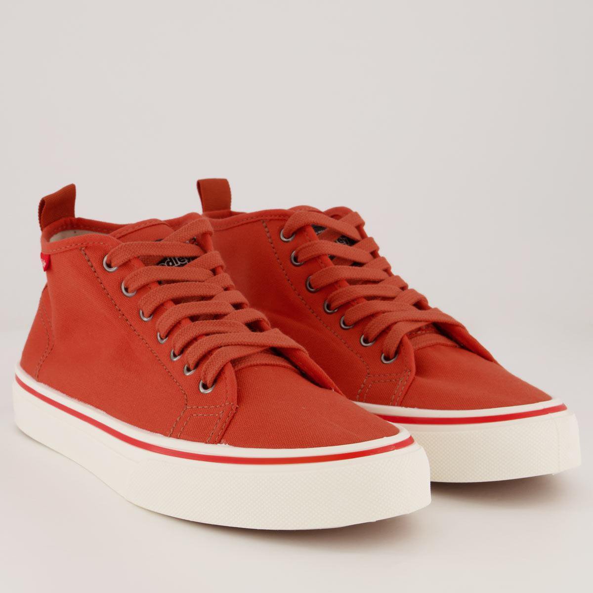 Tênis Redley Originals Vans Redley Redley Cano Alto Vermelho Tenis