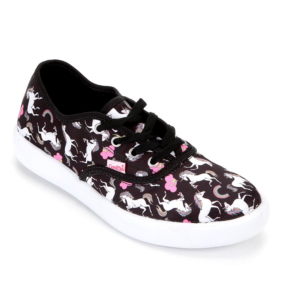 tenis todo preto capricho