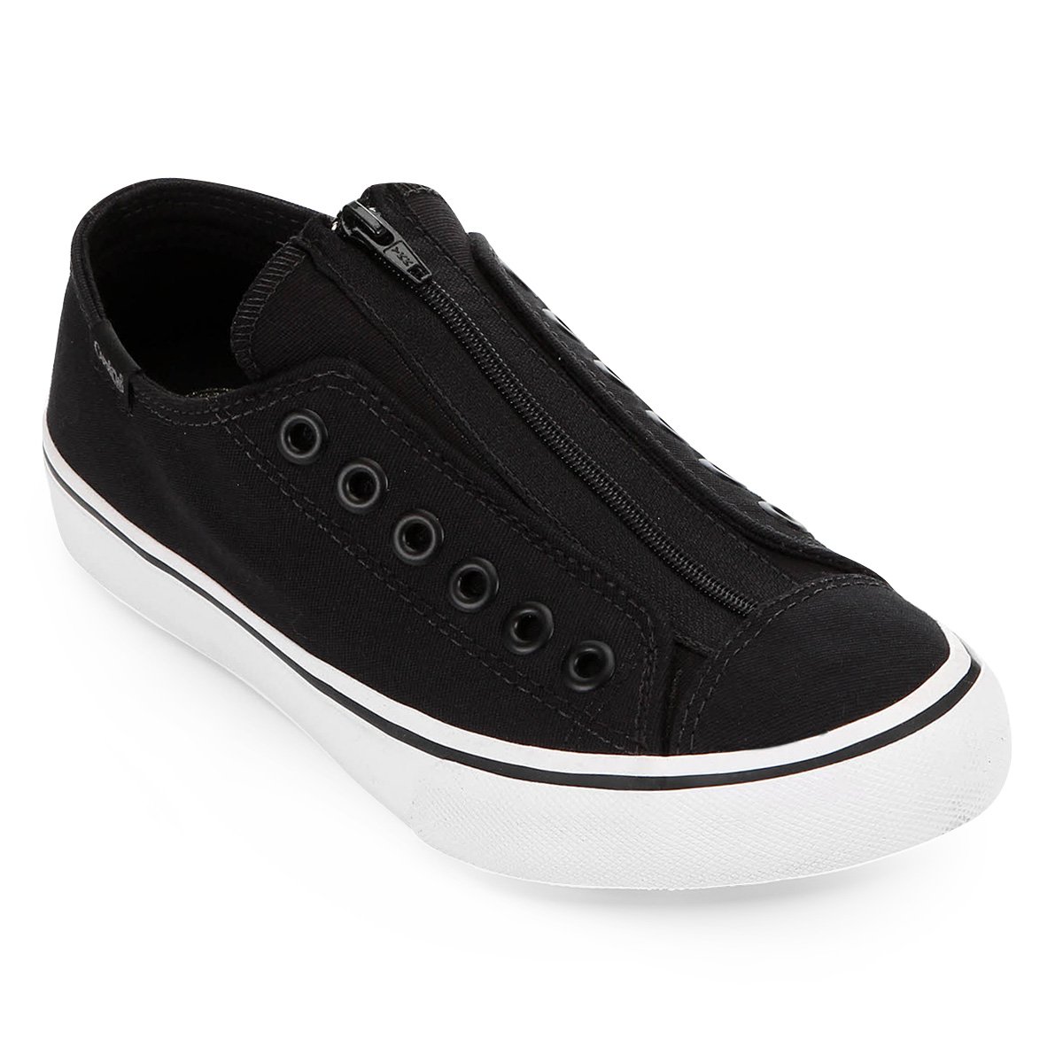 tenis com ziper feminino