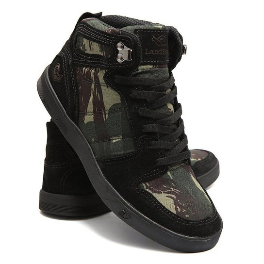 Tênis Casual 100% Couro Landfeet Durável