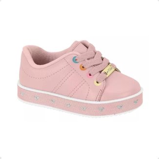 Tênis Casual Infantil Molekinha Rosa