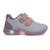 Tênis Casual Kidy Branco e Rosa com LED Juvenil Feminino KIDY - Branco