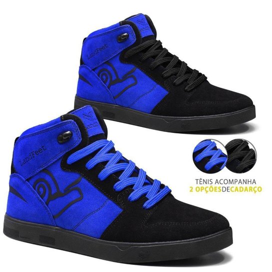 Tênis Casual Landfeet Durável Couro Qualidade