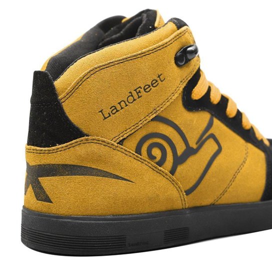 Tênis Casual Landfeet Durável Couro Qualidade