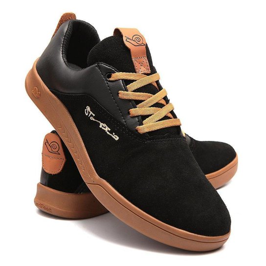 Tênis Casual Masculino 100% Couro Maior Durabilidade Alta Qualidade Moderno Landfeet