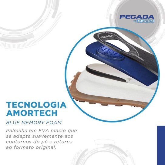 Tenis Casual Pegada em Couro Desert Masculino