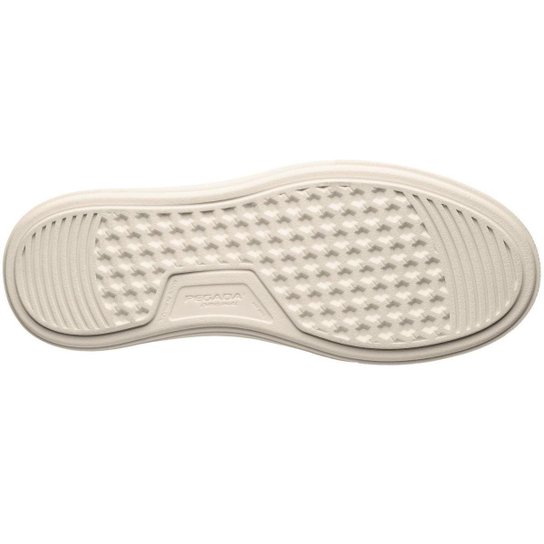 Tênis Casual Pegada Masculino em Couro Areia 111501-07