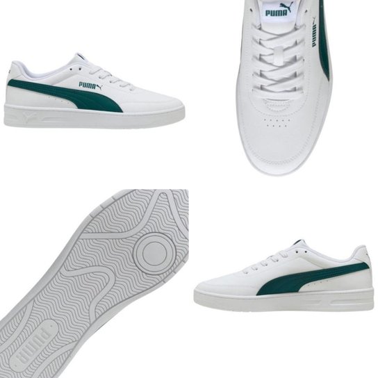 Tênis Casual Puma Court Classic Clean Masculino