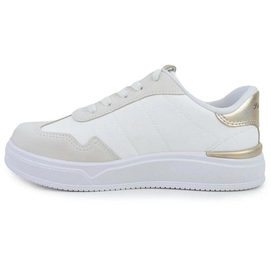 Tênis Casual Sneaker Infantil Menina Pink Cats V5351 Offwhite