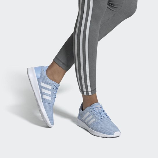 Tênis Cloudfoam QT Racer Bege Adidas