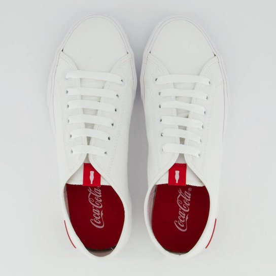 Tênis Coca Cola Blend Basic Town Branco