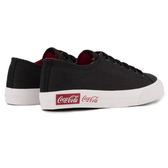Tênis Coca Cola Blend Basic Unissex Preto