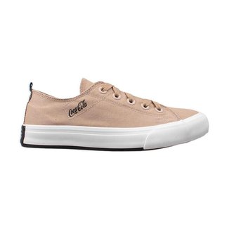 Tênis Coca Cola Canvas Areia Feminino