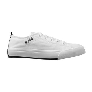 Tênis Coca Cola Canvas Branco Feminino