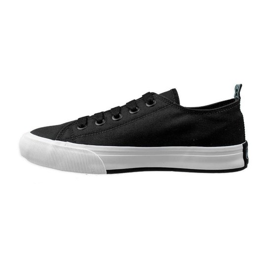 Tênis Coca Cola Canvas Preto Feminino