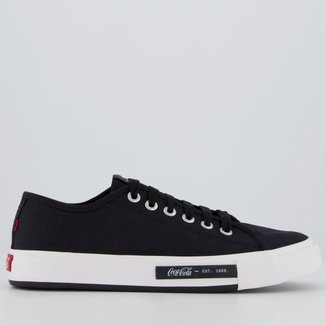 Tênis Coca Cola Daytona Classic Preto e Branco