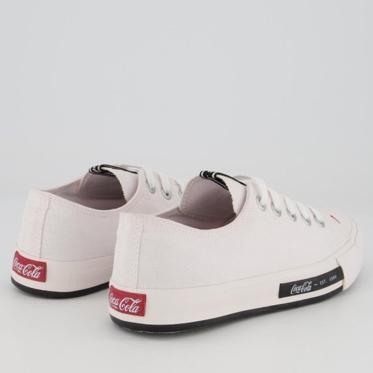 Tênis Coca Cola Daytona Feminino Branco