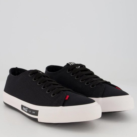 Tênis Coca Cola Daytona Feminino Preto