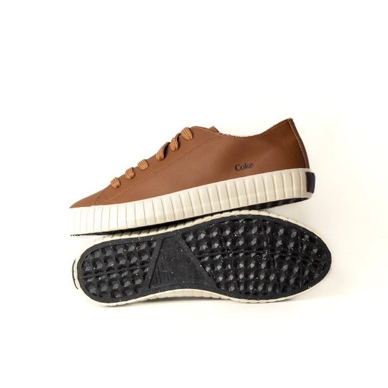 Tênis Coca Cola Newpoart Leather Masculino