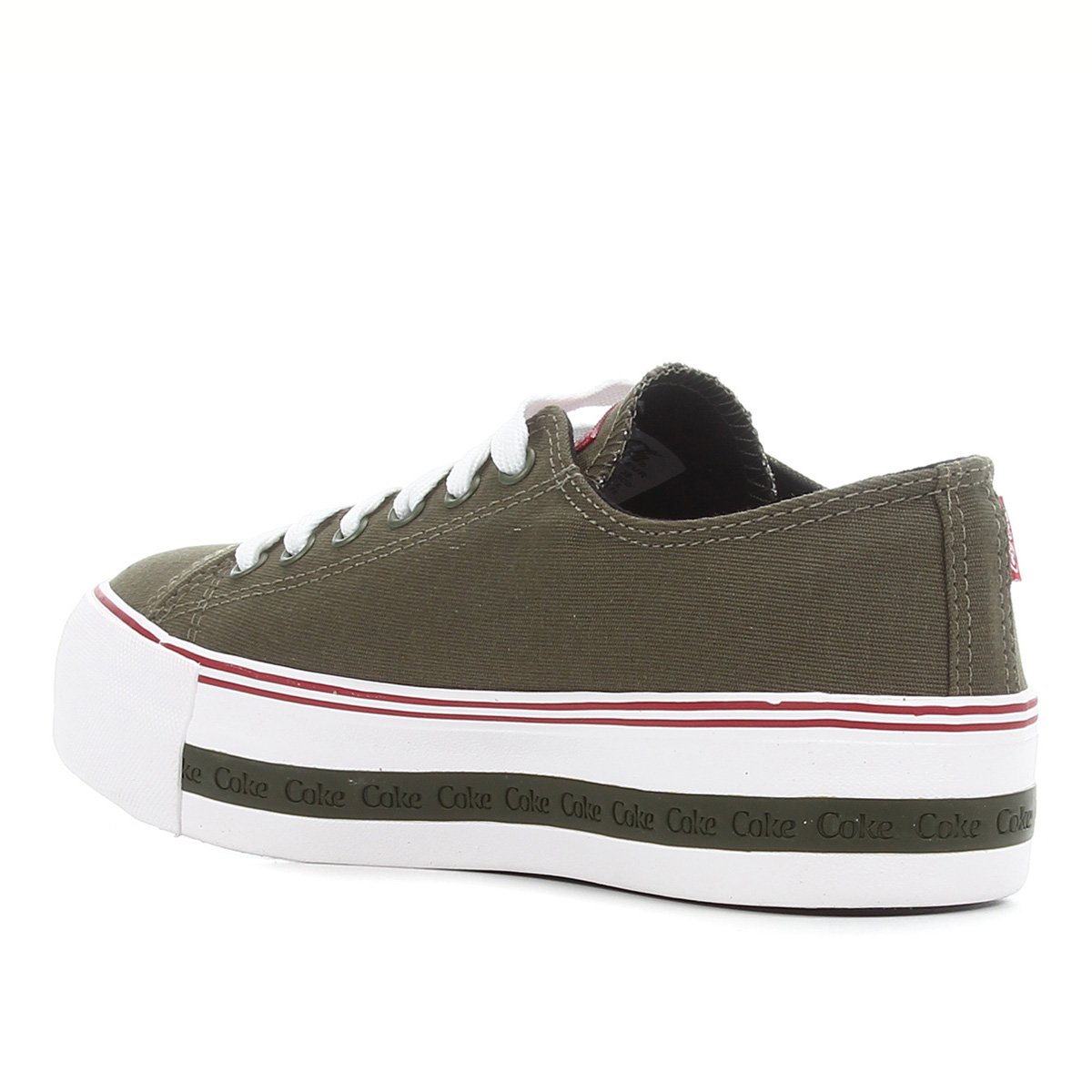 tenis coca cola feminino verde