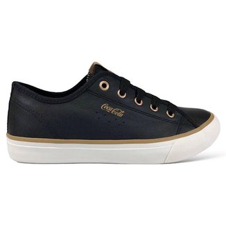Tênis Coca Cola Stream Leather CC2338 Preto