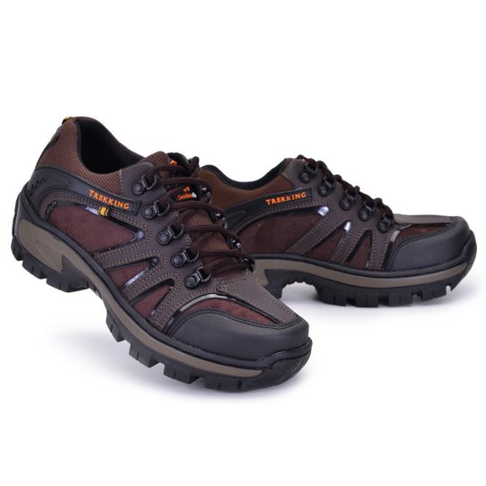 Tênis Coturno Cano Baixo Adventure Costura Reforçada Tratorado