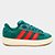 Tênis Couro Adidas Grand Court Alpha Masculino - Verde+Vermelho