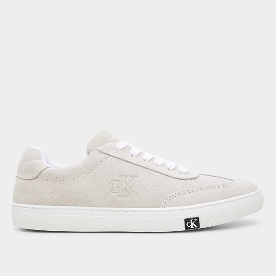 Tênis Couro Calvin Klein Project Embossed Camurça Feminino